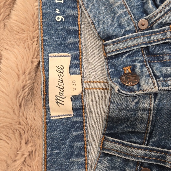 Madewell 9" Denim Shorts W30 - Picture 6 of 6